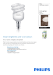 Philips Tornado Spiral energy saving bulb 8718291116929
