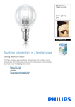 Philips EcoClassic Halogen lustre bulb 8727900862928