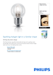Philips EcoClassic Halogen lustre bulb 8727900863000
