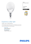 Philips Softone Luster energy saving bulb 8718291658177