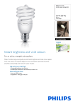 Philips Tornado Spiral energy saving bulb 8727900929584