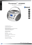 Soundmaster SCD3800WS CD radio