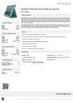 Kensington Portafolio™ Soft Folio Case for iPad mini™ 3/2/1 - Emerald