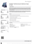 Kensington Portafolio™ Soft Folio Case for iPad mini™ 3/2/1 - Purple