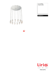 Lirio by Philips Suspension light 40259/31/LI