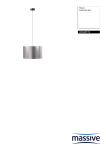 Massive Suspension light 40336/87/10