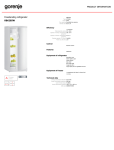 Gorenje RBI5182PW combi-fridge