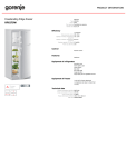 Gorenje RF6275W fridge-freezer
