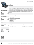 Kensington KeyFolio Thin™ Protective Cover & Stand for iPad mini™ 3/2/1