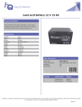 HQ BAT-LEAD-17 rechargeable battery