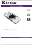 Sandberg Print Cover iPh5/5S Heart