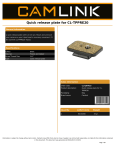 CamLink CL-QRTP20 tripod accessory