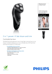 Philips SHAVER 3000 PowerTouch PT727