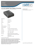 Add-On Computer Peripherals (ACP) ADD-GMC-2SFP network media converter