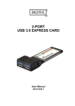 Digitus 2x USB3.0 Express Card