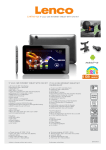 Lenco CARTAB-920 8GB Black tablet