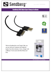 Sandberg USB 30pin Sync/Charge 1m Black
