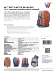 V7 Odyssey Laptop Backpack