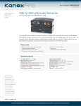 Kanex VGA to HDMI w/ Audio Converter