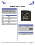 HQ BAT-LEAD-15 rechargeable battery