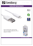 Sandberg USB>Lightning Charge 5m