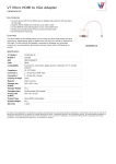 V7 Micro HDMI to VGA Adapter