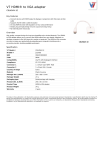 V7 HDMI® to VGA adapter