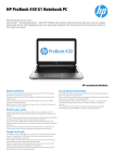 HP ProBook 430