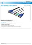 Digitus DS-19231 keyboard video mouse (KVM) cable
