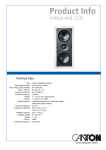 Canton InWall 445 LCR