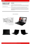 Toshiba Satellite Pro C850