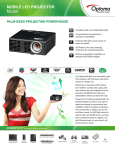 Optoma ML550 data projector