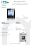 MCL ACC-IPAD18 screen protector