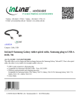 InLine 31630S USB cable