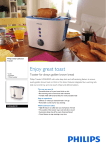 Philips HD2630/49 toaster