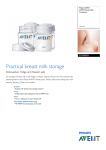 Philips AVENT Breast milk storage container SCF640/04