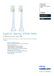 Philips Sonicare DiamondClean Standard sonic toothbrush heads HX6062
