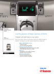 Saeco Syntia Super-automatic espresso machine HD8837/03