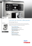 Saeco Xelsis Super-automatic espresso machine HD8944/13