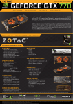 Zotac ZT-70304-10P NVIDIA GeForce GTX 770 4GB graphics card
