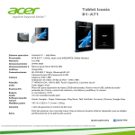 Acer Iconia b1-a71 8GB Black, Blue