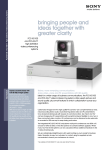 Sony PCS-XG100S video conferencing system