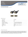 Add-On Computer Peripherals (ACP) 6ft DVI-D to DVI-D