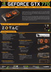 Zotac ZT-70301-10P NVIDIA GeForce GTX 770 2GB graphics card