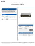 Fixapart PRE AMP-PRO audio amplifier