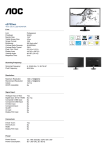 AOC E970SWN LED display