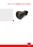 Barco R9840775 projection lense