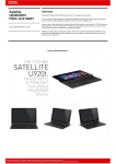 Toshiba Satellite U920T/Q001