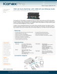 Kanex VGASWUSB video switch