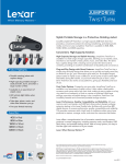 Crucial Lexar 16GB JumpDrive TwistTurn